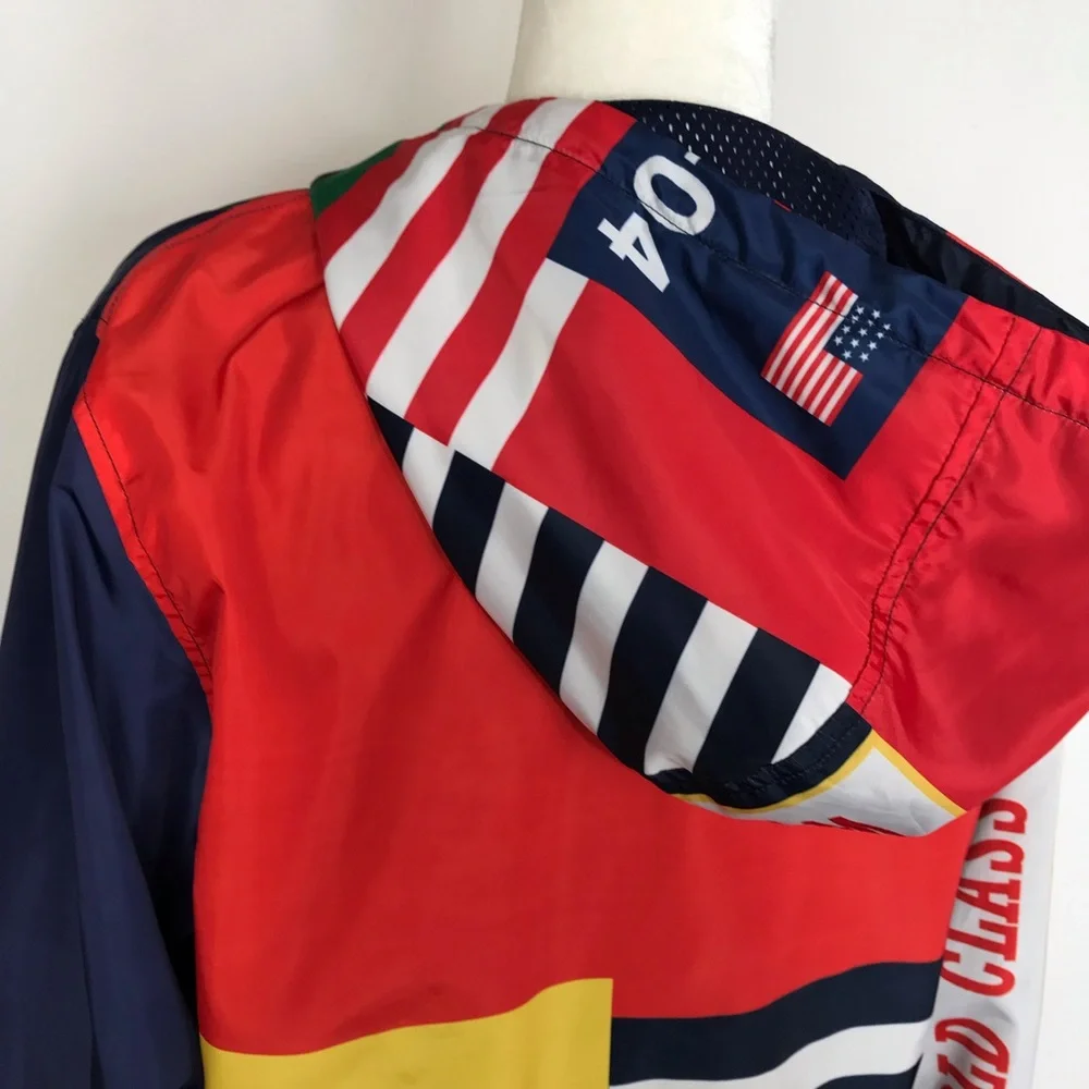 Reason Brand NYC Streetware Logo Full Zip Hooded Windbreaker Jacket XL - Picture 7 of 13